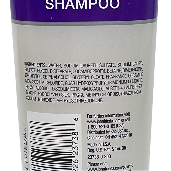 3 Pack John Frieda Frizz Ease Daily Nourishment Moisturizing Shampoo 11 oz - Picture 6 of 6